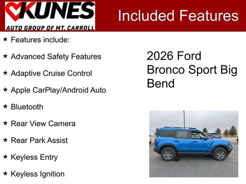 New 2026 Ford Bronco Sport Big Bend image 3