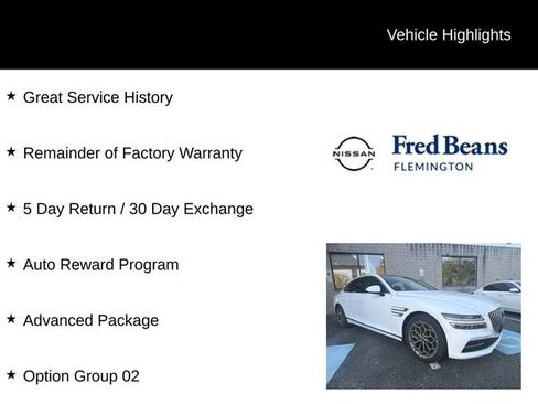 Used 2023 Genesis G80 2.5T w/ Advanced Package AWD/4WD image 5