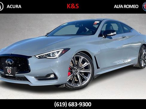 Used 2022 INFINITI Q60 Red Sport 400 w/ Cargo Package image 1