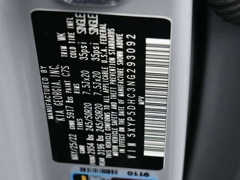 Used 2022 Kia Telluride SX w/ SX Prestige Package image 18