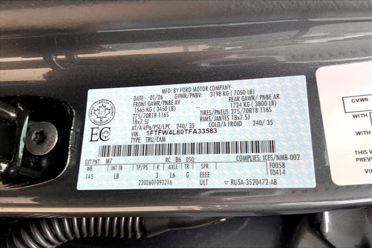 Used 2026 Ford F150 Tremor w/ Bed Utility Package AWD/4WD image 34