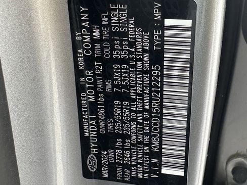 Used 2024 Hyundai Tucson SEL AWD/4WD image 31