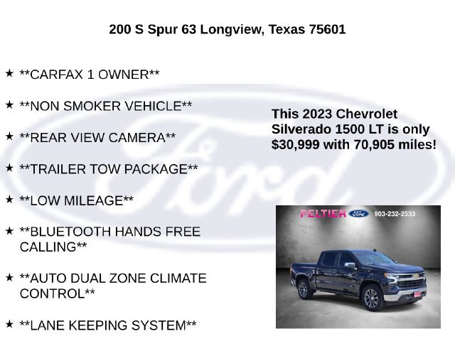 Used 2023 Chevrolet Silverado 1500 LT w/ Protection Package RWD image 5