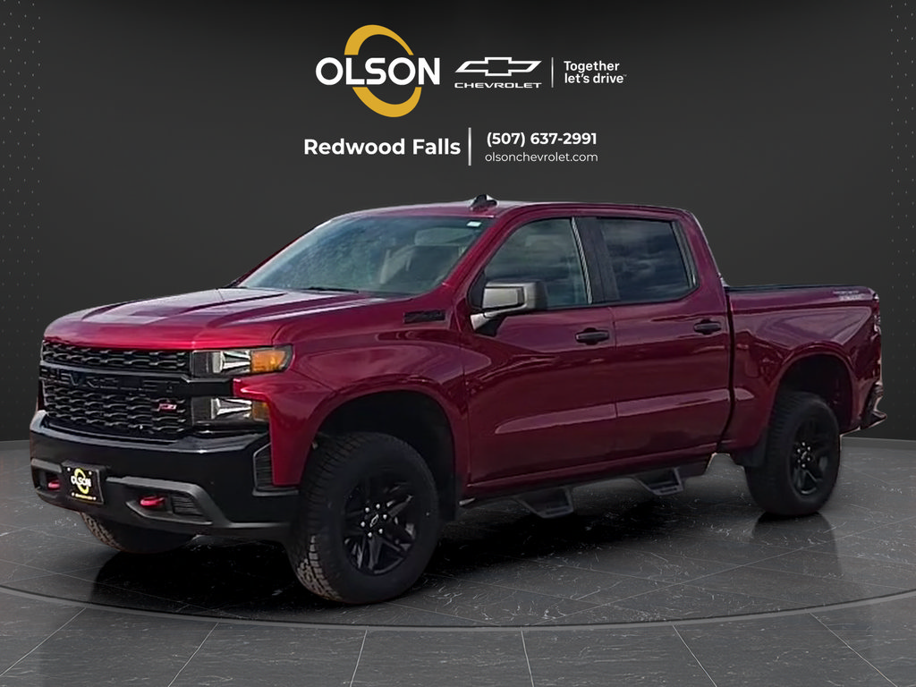 Used 2021 Chevrolet Silverado 1500 Custom Trail Boss w/ Safety Confidence Package AWD/4WD image 1