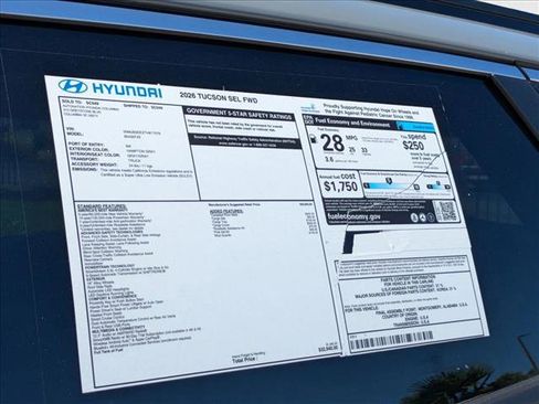 New 2026 Hyundai Tucson SEL FWD image 20