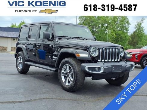 Used 2021 Jeep Wrangler Unlimited Sahara AWD/4WD image 1