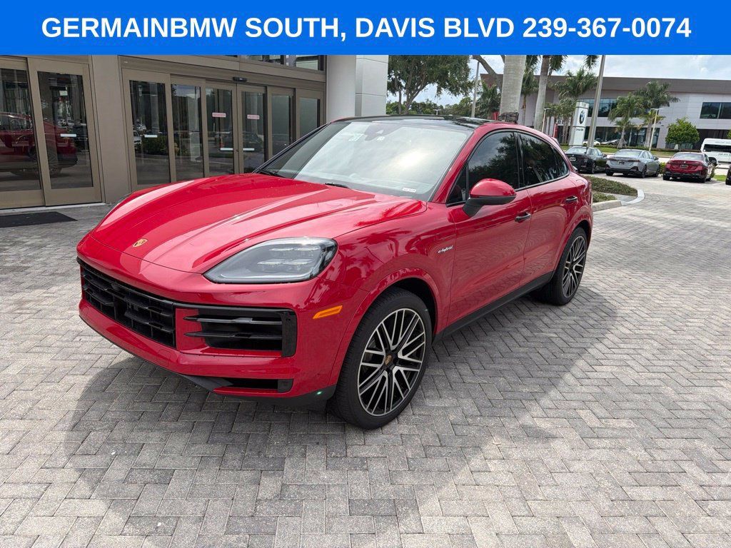 Used 2025 Porsche Cayenne E-Hybrid Coupe AWD/4WD image 1