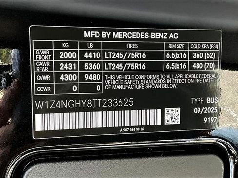 New 2026 Mercedes-Benz Sprinter 2500 image 16