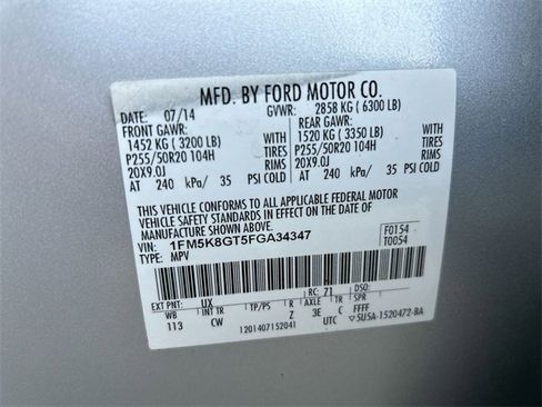 Used 2015 Ford Explorer Sport w/ Equipment Group 401A image 34