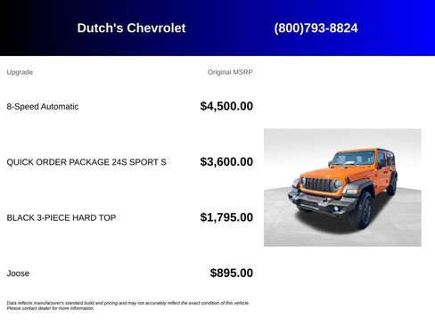 Used 2025 Jeep Wrangler Unlimited Sport AWD/4WD image 6