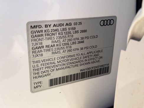 Certified 2025 Audi Q3 2.0T Premium w/ Convenience Package image 21