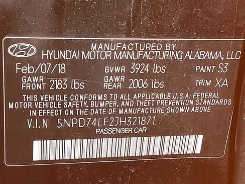 Used 2018 Hyundai Elantra SE FWD image 33