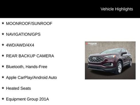 Used 2022 Ford Edge SEL w/ Convenience Package AWD/4WD image 2