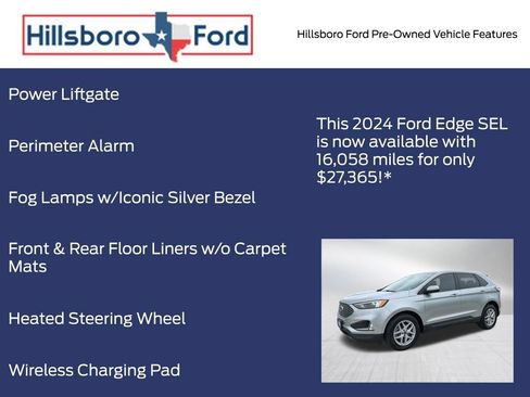 Used 2024 Ford Edge SEL w/ Convenience Package AWD/4WD image 9