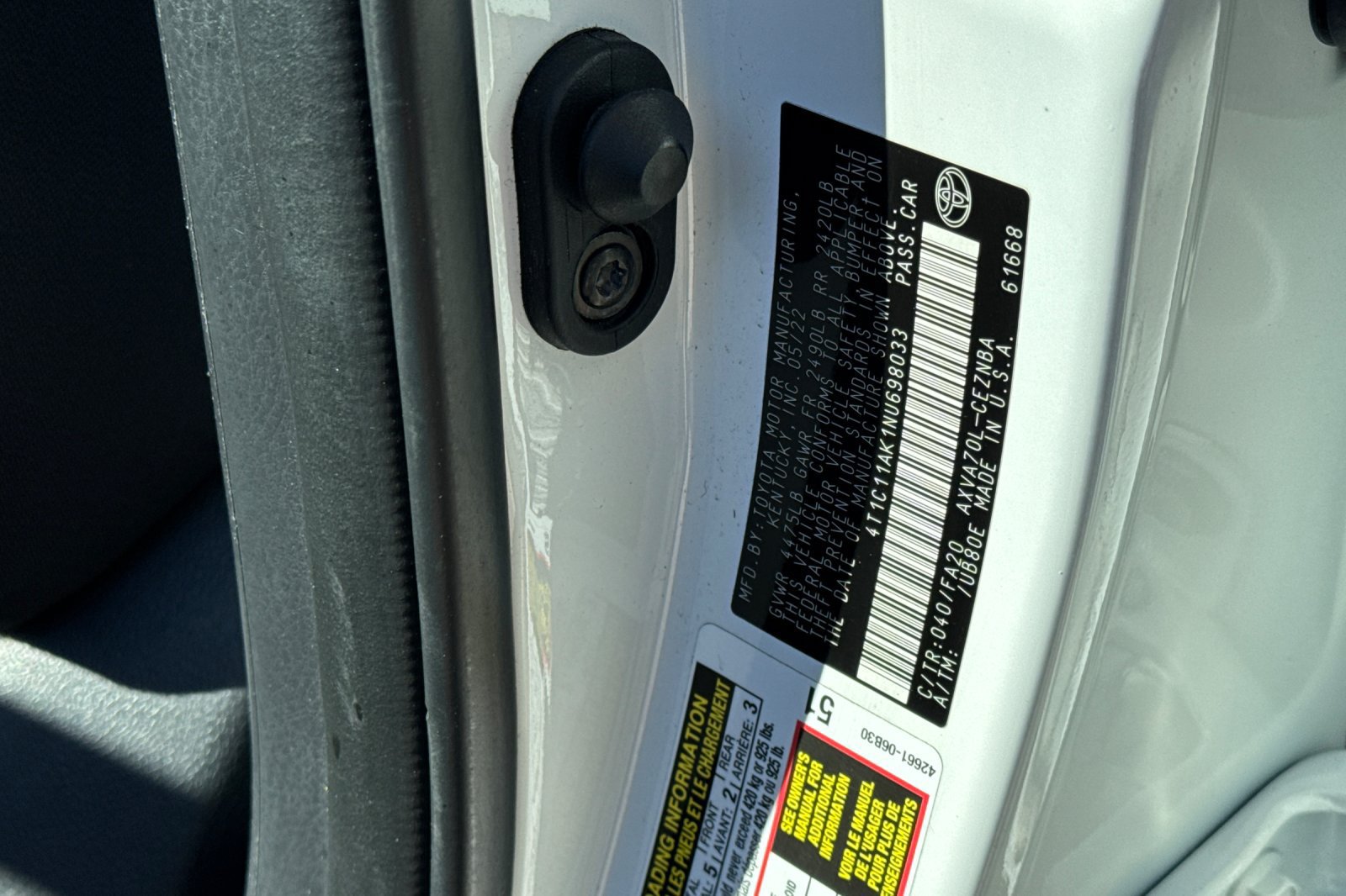 Used 2022 Toyota Camry LE w/ Carpet Mat Package (TMS) FWD image 34