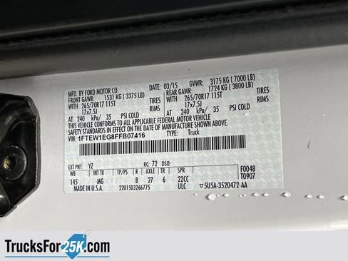 Used 2015 Ford F150 XLT image 38