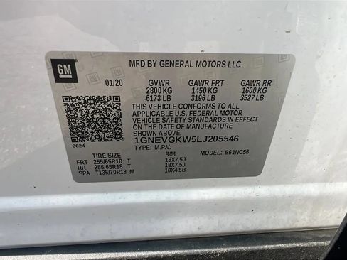 Used 2020 Chevrolet Traverse LT w/ Driver Confidence II Package AWD/4WD image 32
