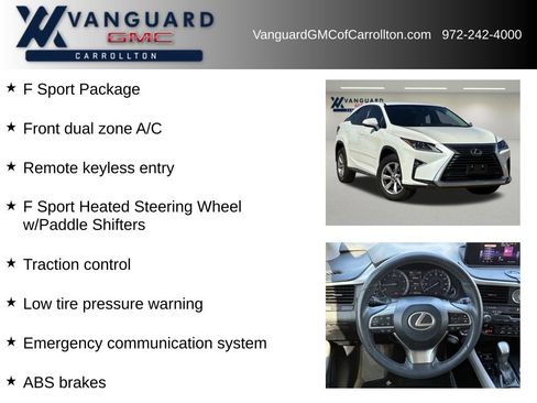 Used 2018 Lexus RX 350 F Sport w/ Accessory Package image 6