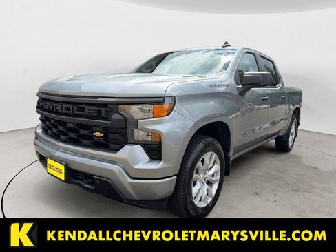 Certified 2025 Chevrolet Silverado 1500 Custom AWD/4WD image 1