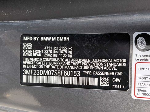 Used 2025 BMW M2 w/ Lighting Package RWD image 36