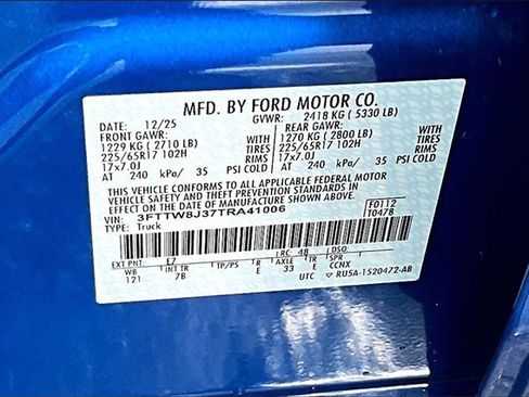 New 2026 Ford Maverick XLT w/ Equipment Group 301A image 8