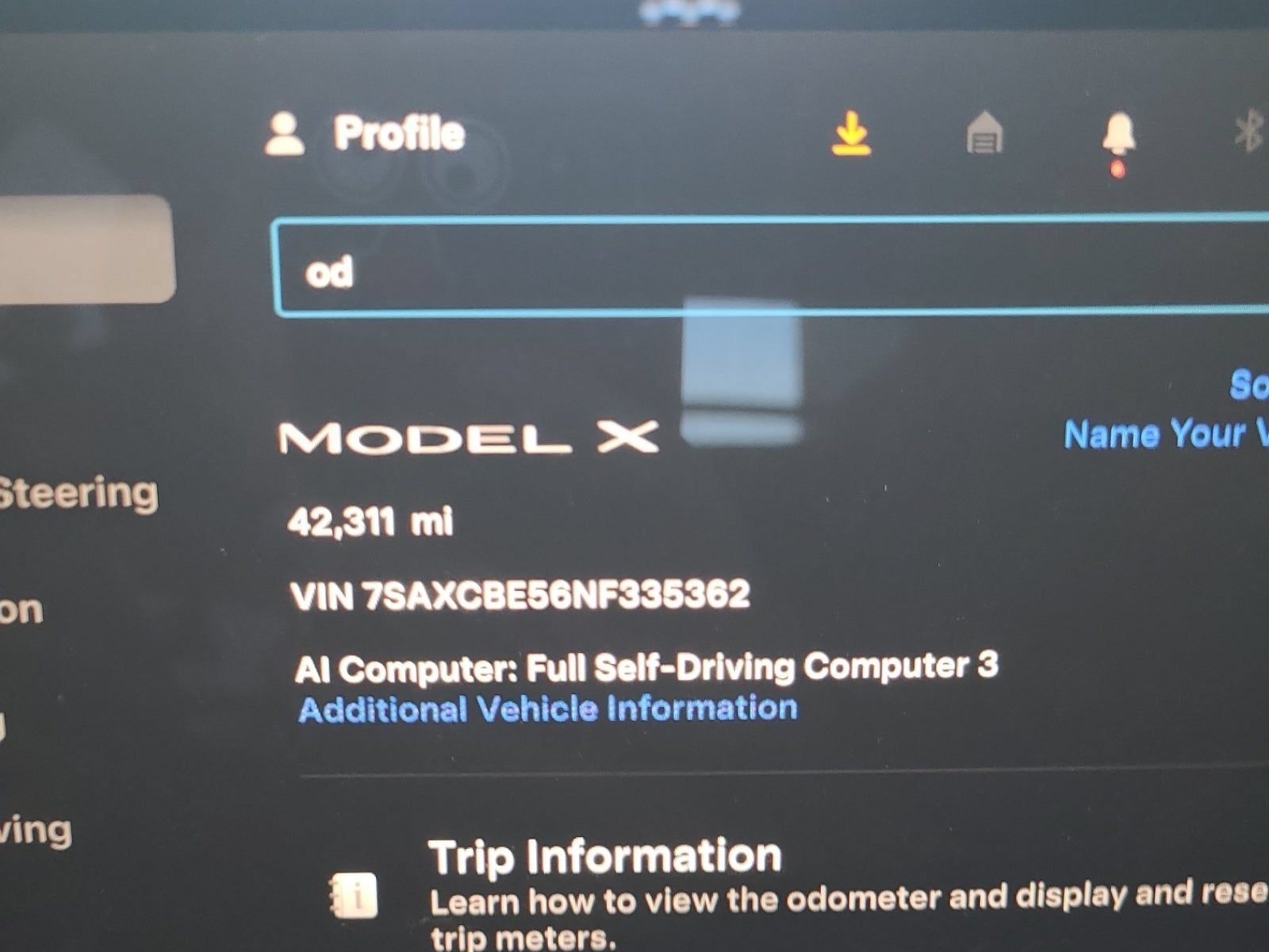 Used 2022 Tesla Model X AWD/4WD image 3