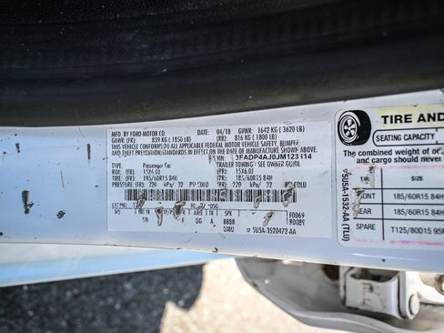 Used 2018 Ford Fiesta S FWD image 19
