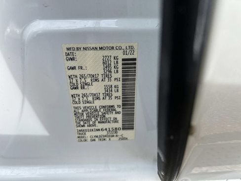 Certified 2022 Nissan Frontier PRO-4X w/ Technology Package image 35