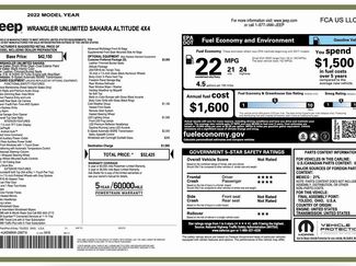 Certified 2022 Jeep Wrangler Unlimited Sahara video 2