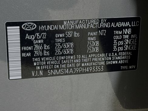 Used 2023 Hyundai Santa Fe SE w/ Cargo Package image 37