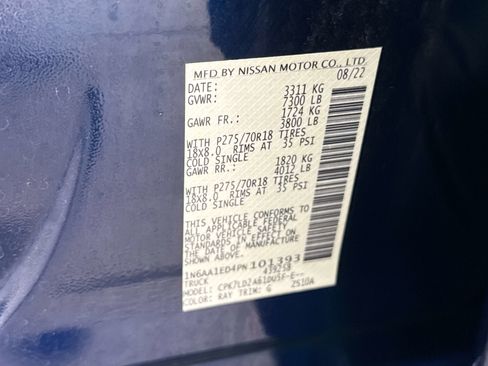 Used 2023 Nissan Titan PRO-4X w/ Pro-4x Convenience Package AWD/4WD image 27