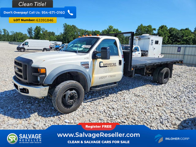 Used 2008 Ford F550 2WD Regular Cab Super Duty image 1