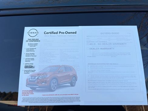 Certified 2024 Nissan Pathfinder Platinum w/ Cargo Package image 12