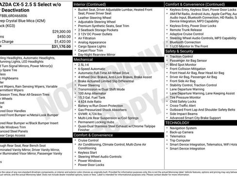 Used 2024 MAZDA CX-5 AWD 2.5 S w/ Select Package image 6