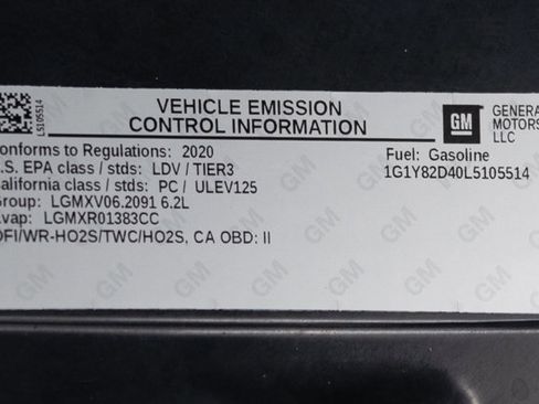 Used 2020 Chevrolet Corvette Stingray Premium Cpe w/ 3LT Preferred Equipment Group image 48