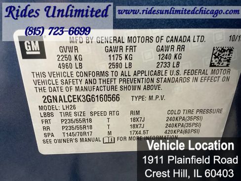 Used 2016 Chevrolet Equinox LT w/ Convenience Package image 25