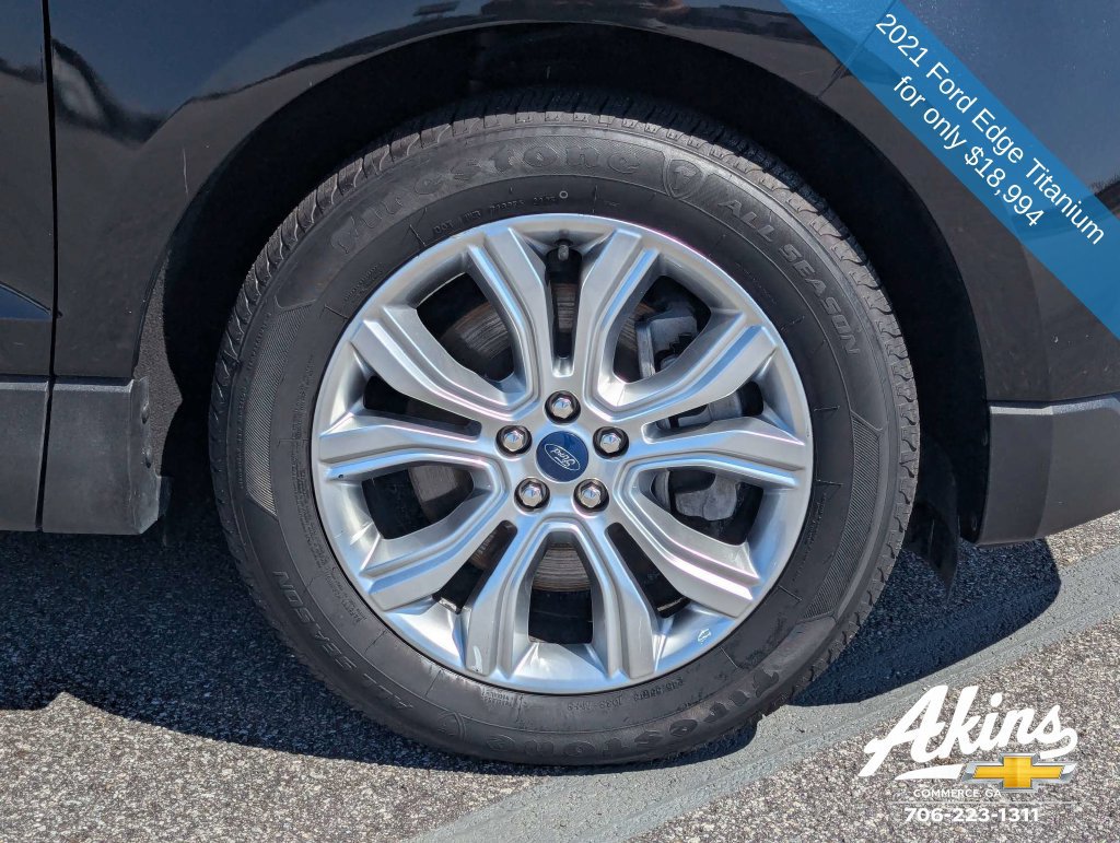 Used 2021 Ford Edge Titanium w/ Cargo Accessory Package FWD image 11