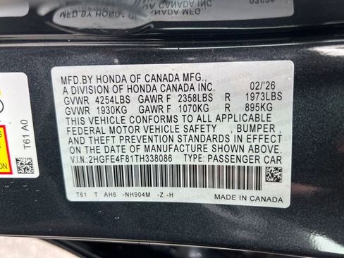 New 2026 Honda Civic Sport image 18