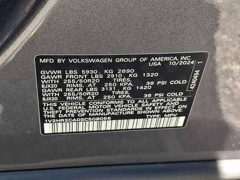 Used 2025 Volkswagen Atlas SE AWD/4WD image 28