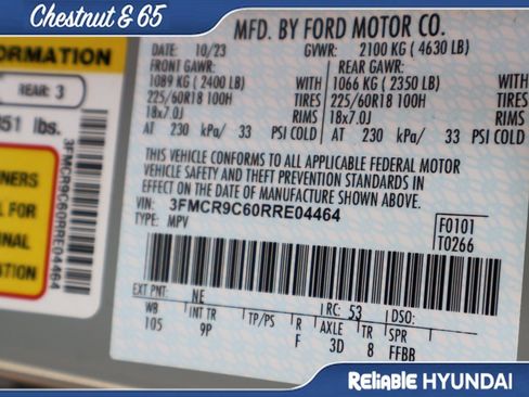 Used 2024 Ford Bronco Sport Outer Banks w/ Tech Package AWD/4WD image 41