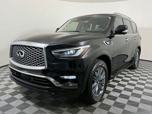 Used 2022 INFINITI QX80 Luxe w/ Cargo Package RWD image 1