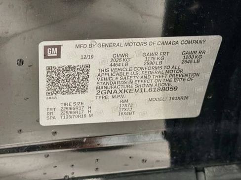 Certified 2020 Chevrolet Equinox LT FWD image 27