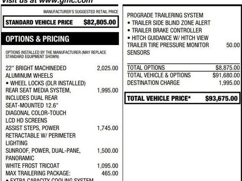 Certified 2024 GMC Yukon XL Denali w/ Max Trailering Package AWD/4WD image 2