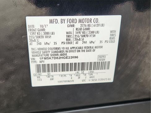Used 2017 Ford Explorer XLT w/ Equipment Group 202A FWD image 34