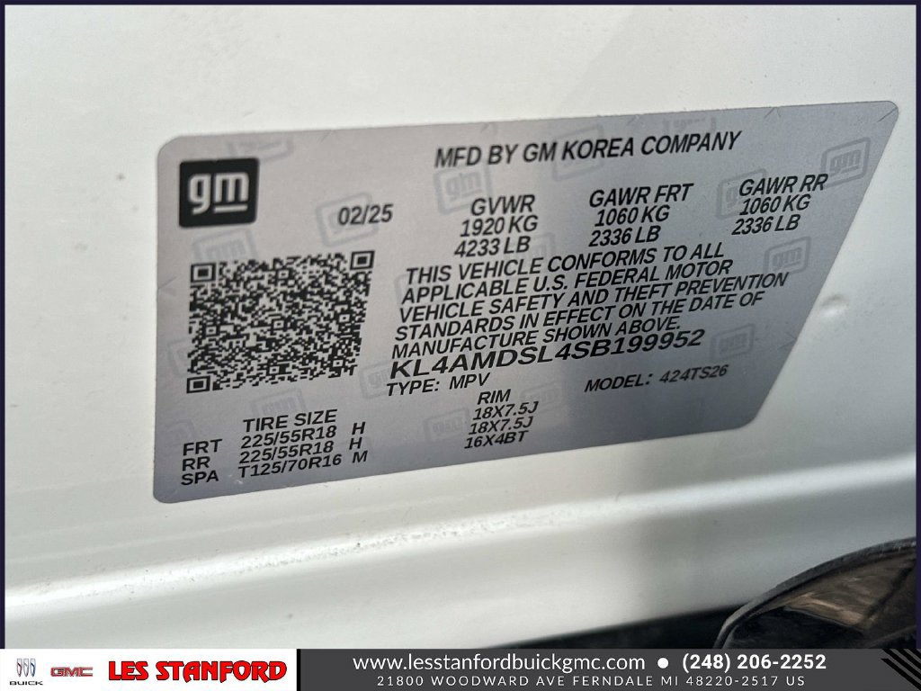 Certified 2025 Buick Encore GX Sport Touring FWD image 19