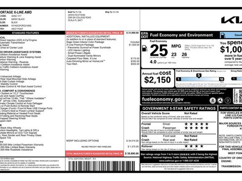 Used 2024 Kia Sportage X-Line w/ X-Line Premium Package image 4
