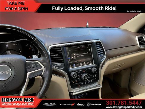 Used 2017 Jeep Grand Cherokee Overland AWD/4WD image 9