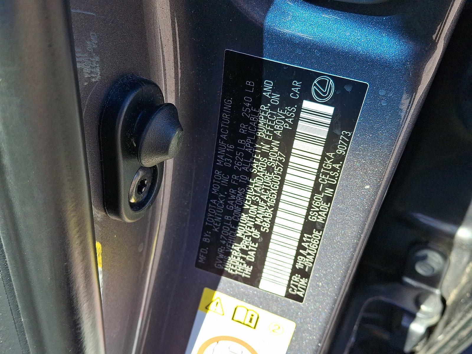 Used 2016 Lexus ES 350 w/ Navigation System Package FWD image 27
