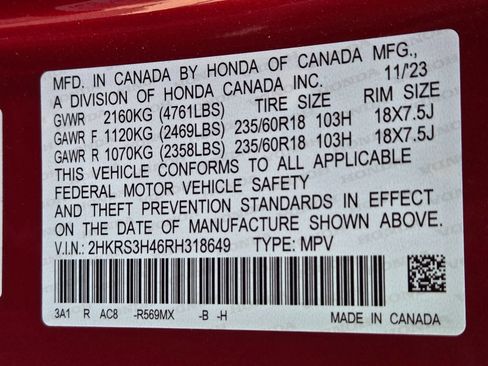 Used 2024 Honda CR-V EX image 12