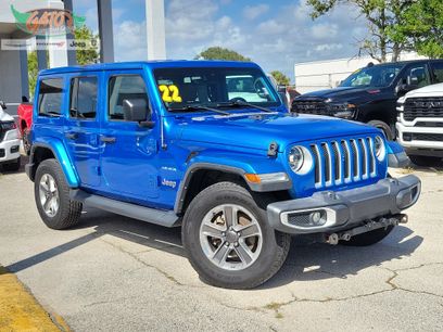 Used 2022 Jeep Wrangler Unlimited Sahara w/ LED Lighting Group